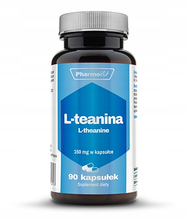 L- teanina 150mf L-theanine 90 kapsułek PharmoVit