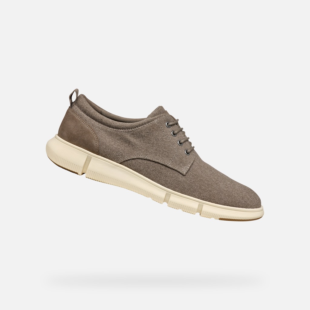 Geox Jasnoszare buty męskie Geox Adacter F