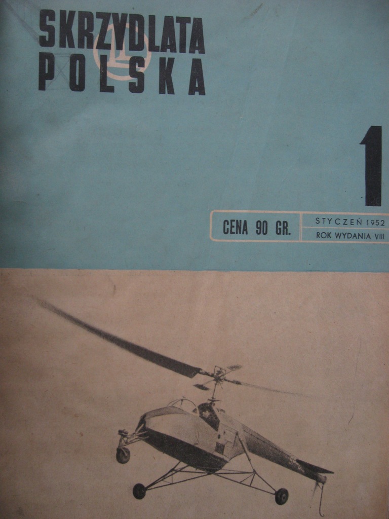 Lotnictwo SKRZYDLATA POLSKA 12 num. Rocznik 1952