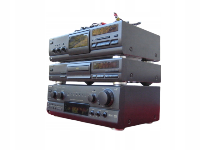 Wieża Technics SA-DX940 SL-PG370 RS-BX501 amplituner CD i deck a1