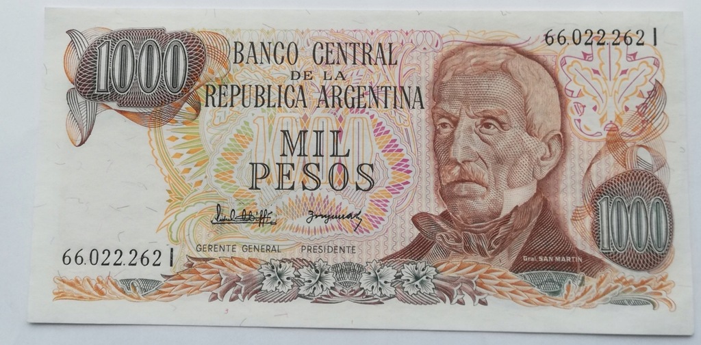 Argentyna 1000 pesos