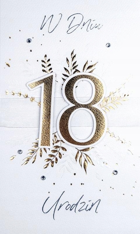 KARNET URODZINY OSIEMNASTKA