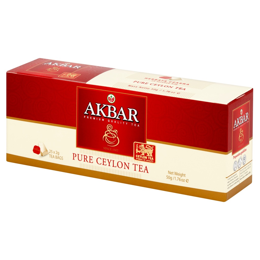 Herbata czarna ekspresowa Akbar 50 g 25 torebek