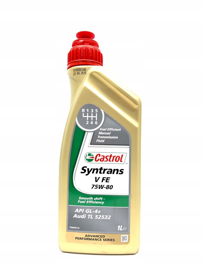 OLEJ SKRZYNIOWY Castrol syntrans V FE 75W80 1L - 8505705938 - oficjalne ...