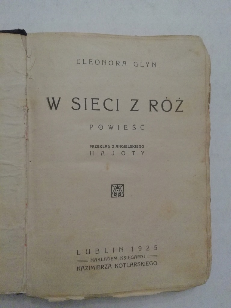 W SIECI Z RÓŻ Eleonora Glyn