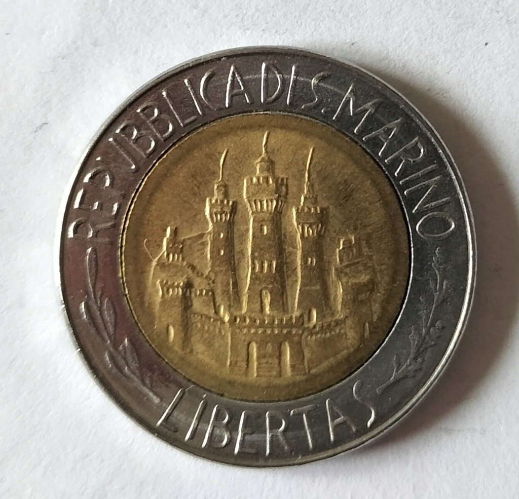 moneta San Marino 500 lir 1984