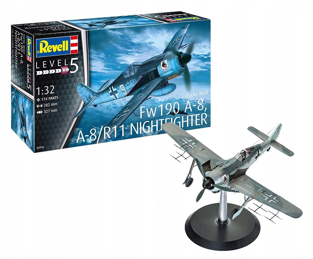 Купить REVELL 03926 FOCKE WULF FW190A-8, A-8/R11 NIGHTFIG: отзывы, фото, характеристики в интерне-магазине Aredi.ru