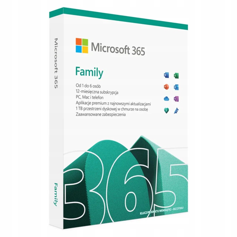 Microsoft 365 Family Polish EuroZone Subscr