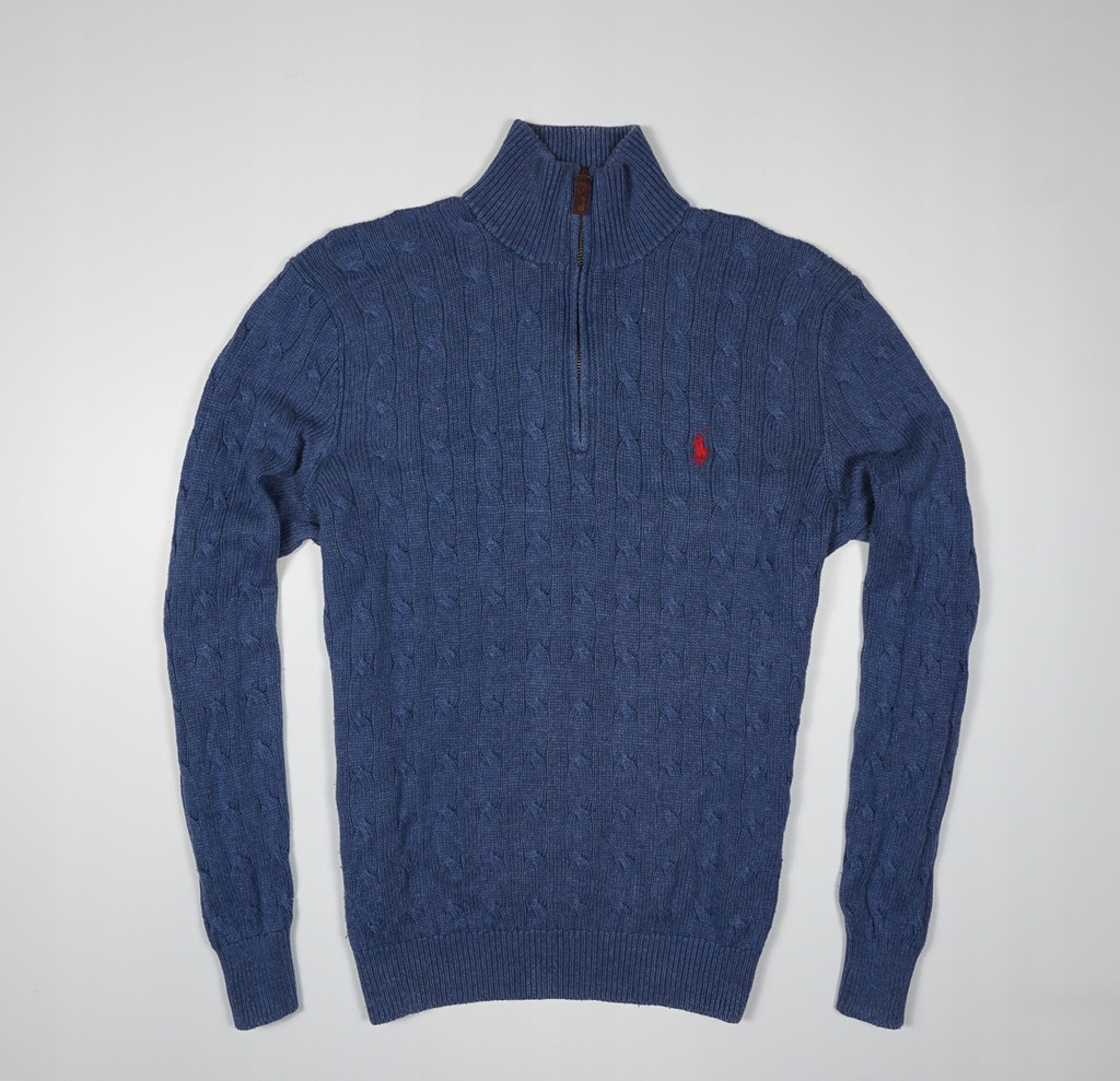 RALPH LAUREN SWETER KNIT PURPLE MĘSKI CASUAL GOLF