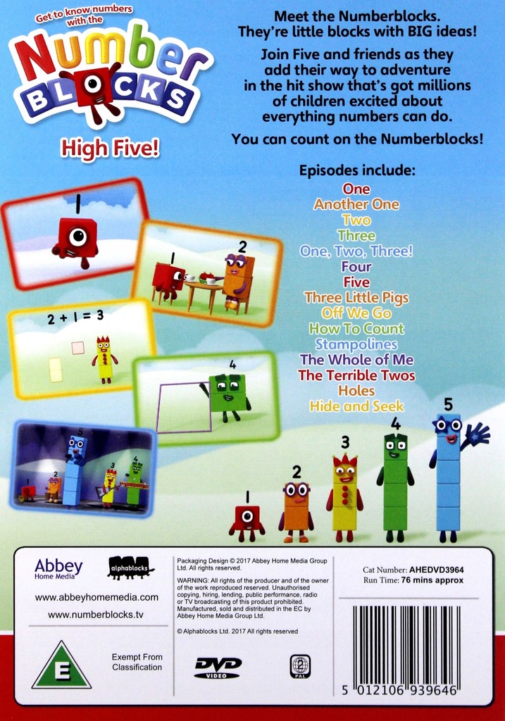NUMBER BLOCKS: HIGH FIVE [DVD] - 8421465361 - oficjalne