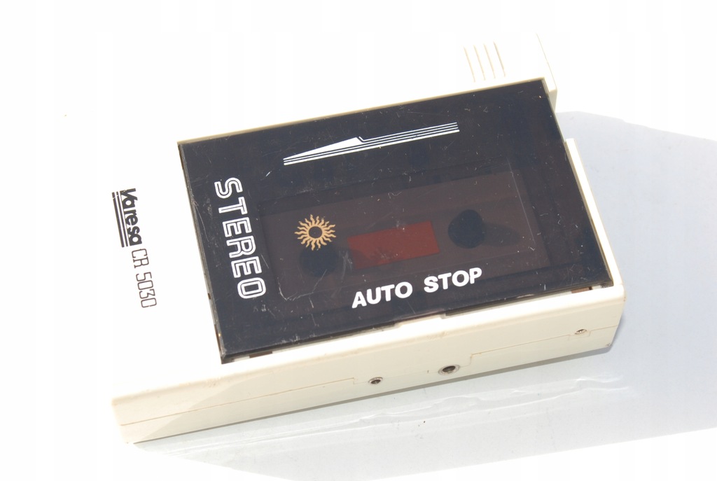 Stara odtwarzacz kasetowy Walkman Varesa CR 5030 antyk unikat