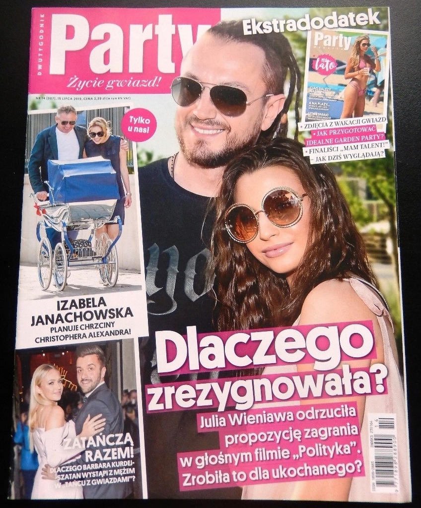 2 gazety PARTY, SHOW - gwiazdy plotki moda