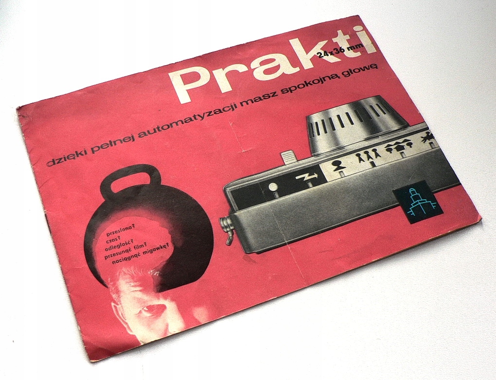 APARAT fotograficzny Prakti PROSPEKT j.polski 1961