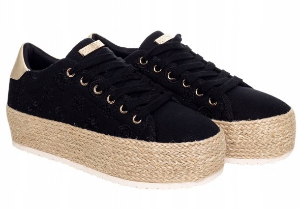 GUESS BUTY DAMSKIE ESPADRYLE BLACK r. 40