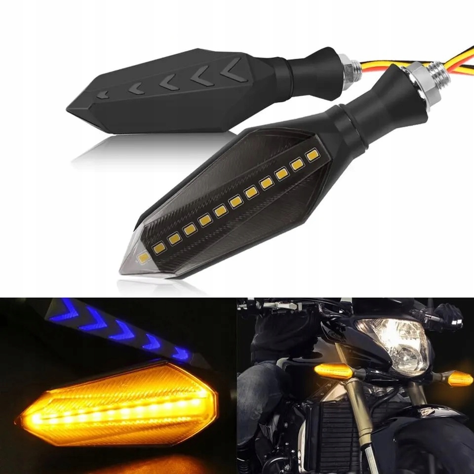Kierunkowskazy led pływające 12v