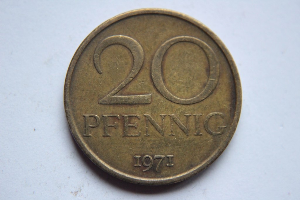 20 PFENNIG 1971 R DDR   -W108