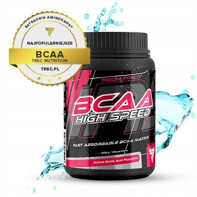 TREC BCAA HIGH SPEED 300G CYTRYNA+ PRÓBKA GRATIS