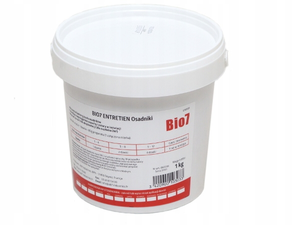 Preparat do oczyszczalni szamba Bio7 Entretien 1000g 1kg