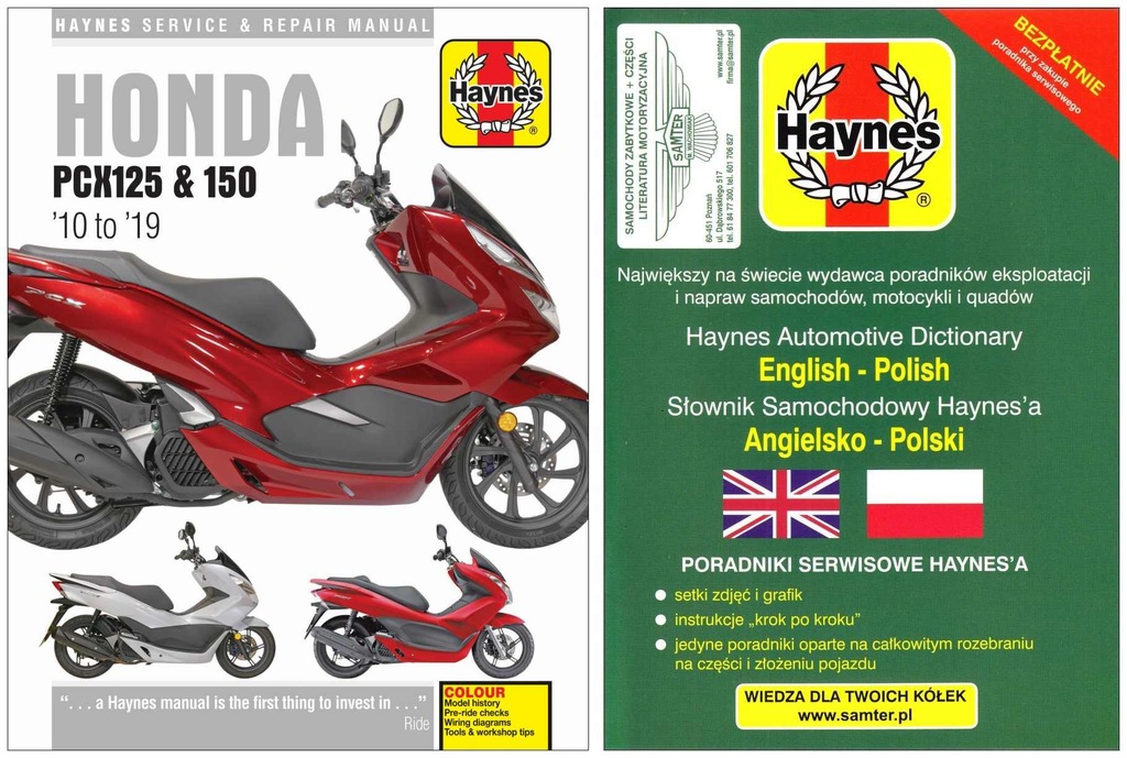 Honda PCX 125 PCX 150 (201019) skutery instrukcja
