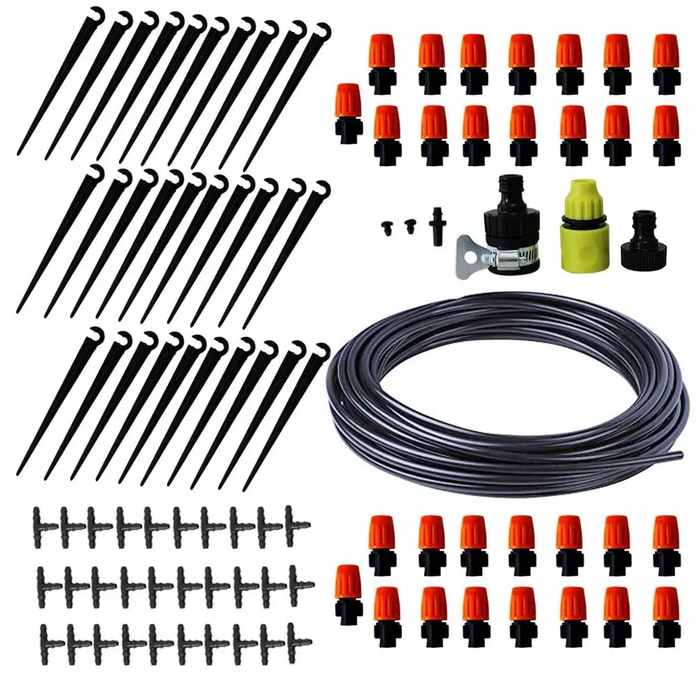 25m Garden DIY Automatic Watering Micro Drip Irrig