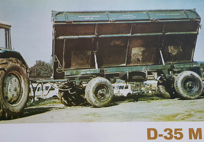 Przyczepa D-35 M POLMO POLMOT - prospekt folder