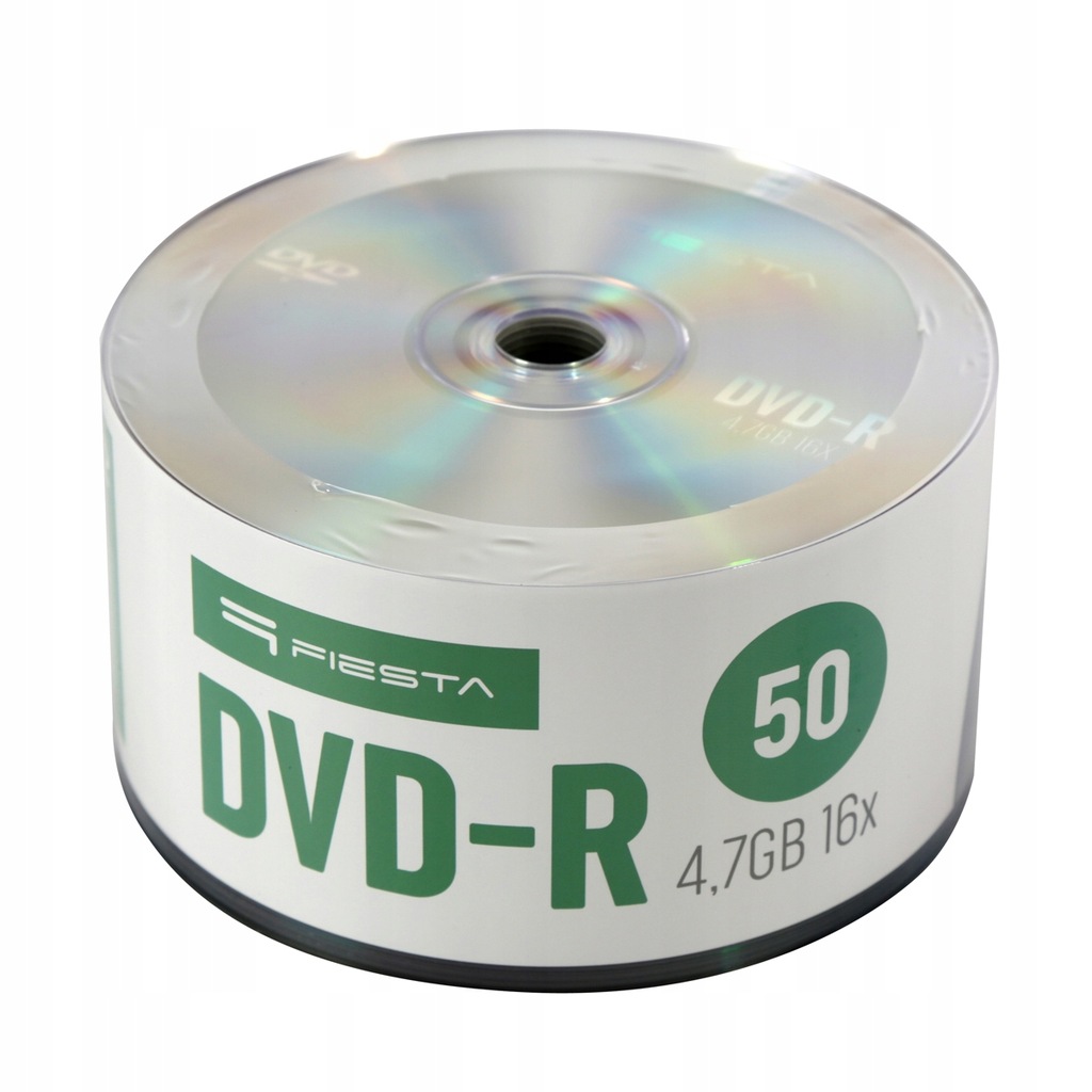 PŁYTY DVD FIESTA DVD-R 4,7 GB 50 szt.