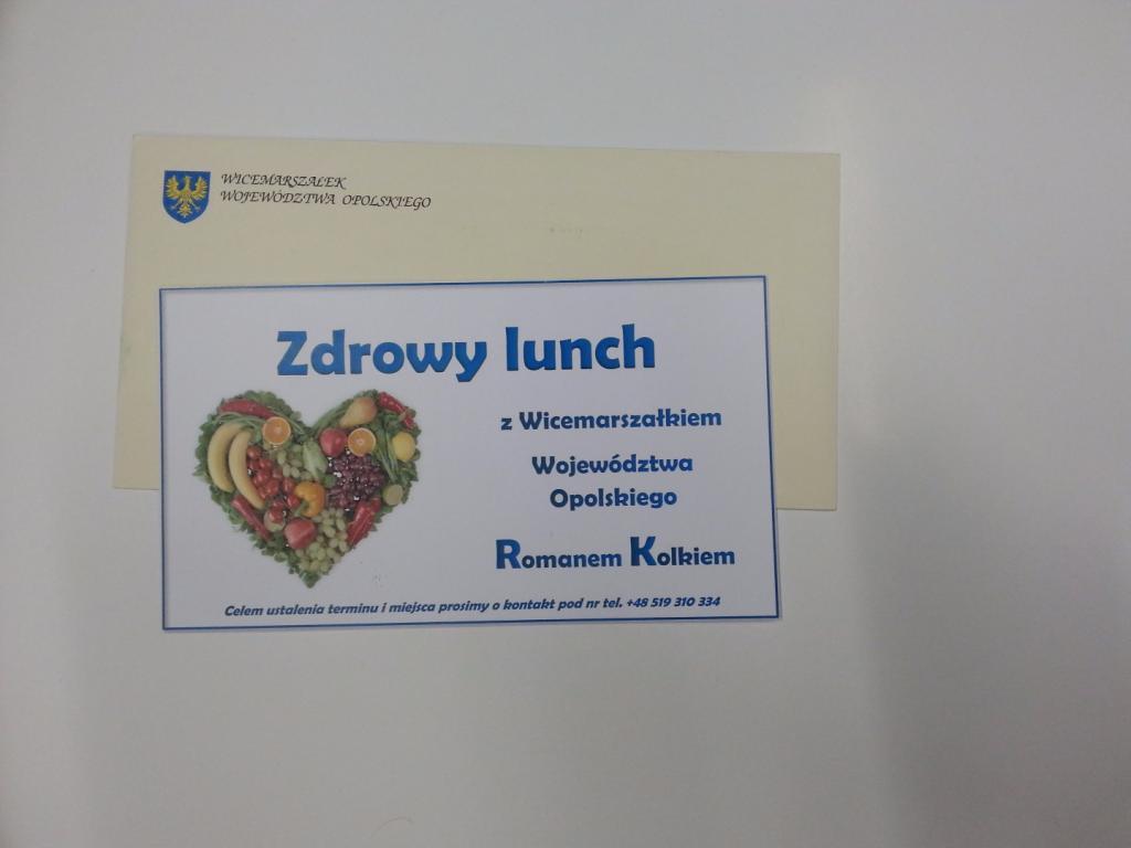 Zaproszenie na zdrowy lunch