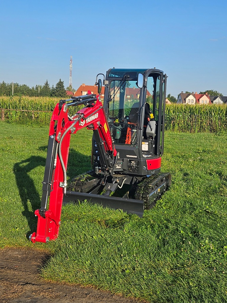 Mini koparka YANMAR VIO27-6 Szybkozłącze, pakiet 3 łyżek