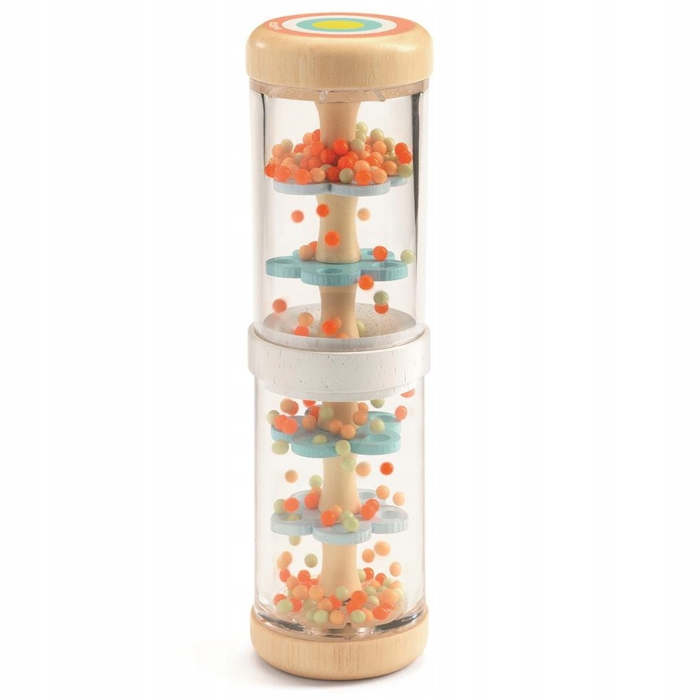 Djeco Shaker pastelowy z kulkami BABY RAINI 12m+