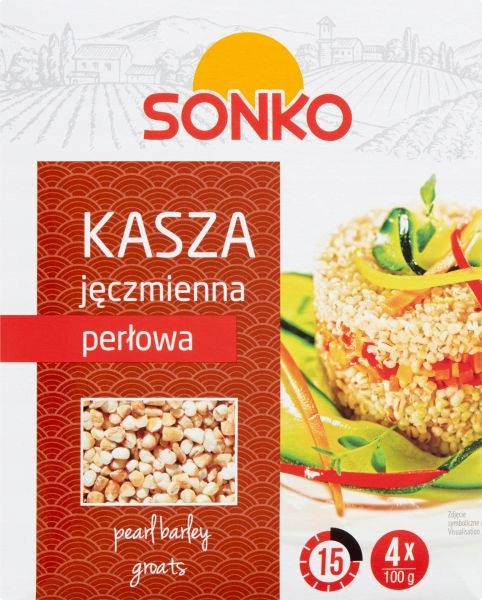 SONKO KASZA JĘCZMIENNA PERŁOWA 400 G