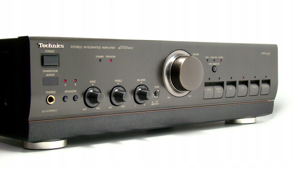Zadbany mocny wzmacniacz TECHNICS SU-A700MK3 - MOS Class AA - Japan