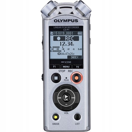 Olympus LS-P1 96kHz/24bit Linear PCM, cyfrowy, stereo, LCD, podłączenie mik