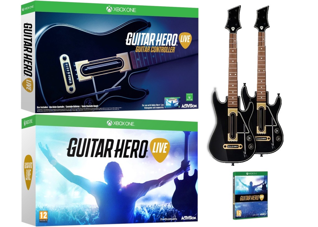 GUITAR HERO LIVE DOUBLE BUNDLE 2 GITARY XBOX ONE 7594858629