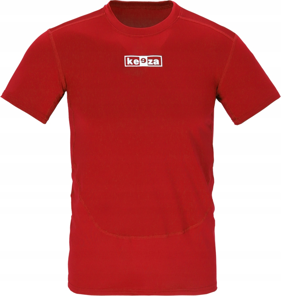 Koszulka termoaktywna Bristol | KEEZA czerwone XXL krótki rękaw