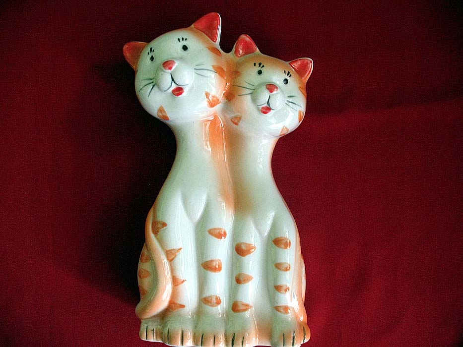 Kot - nawilżacz powietrza na kaloryfer - 21 x 11 x 6 cm Ceramika