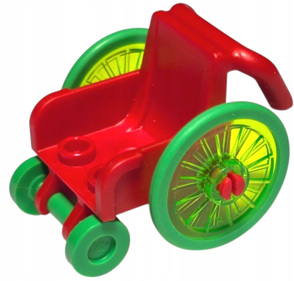 LEGO WÓZEK INWALIDZKI CZERWONY 24312c02