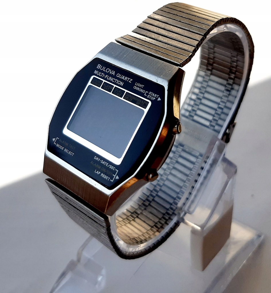 UNIKATOWY ZEGAREK LCD BULOVA MULTI FUNCTION 9737396836