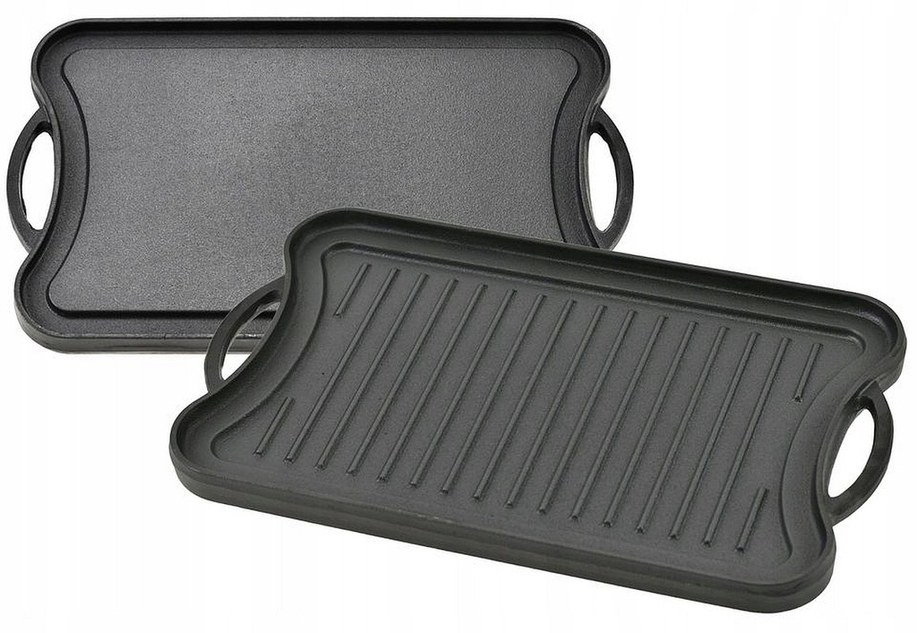 Płyta żeliwna grillowa długa dwustronna 51 x 26cm