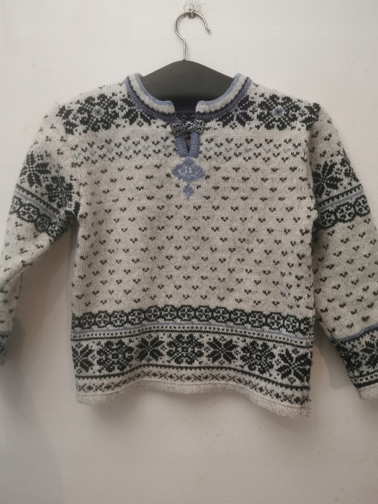 Laila & Lasse NORWESKI DZIECIĘCY SWETEREK ORYGINAL 5-7 LAT\ 120