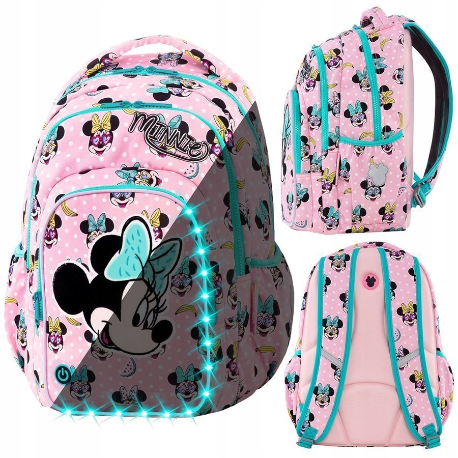 PLECAK ŚWIECĄCY LED MINNIE MOUSE DISNEY COOLPACK