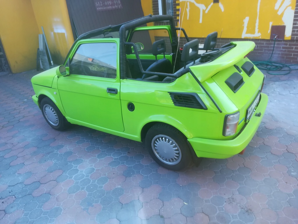 Fiat 126p cabrio zielony maluch 8496197937 oficjalne