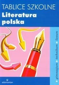 TABLICE SZKOLNE LITERATURA POLSKA W.2014