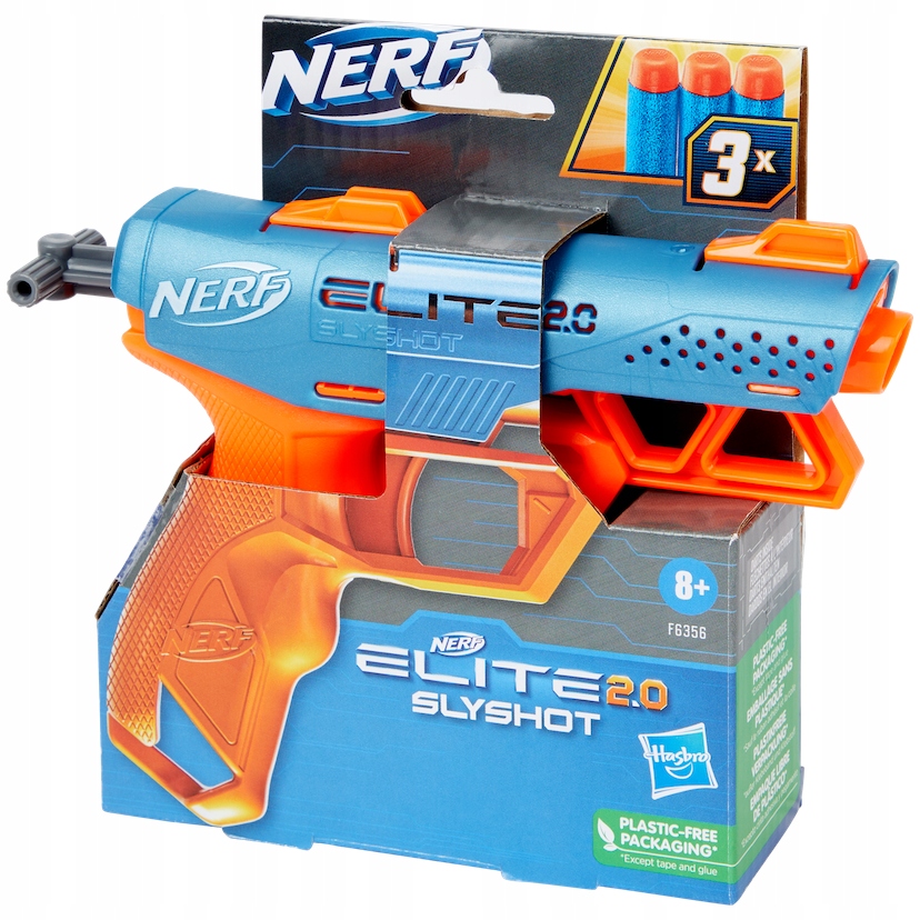 PISTOLET NERF ELITE 2.0 + 3 STRZAŁKI NA STRZAŁKI