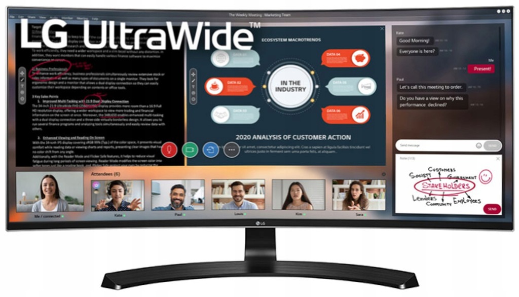 Monitor 34 LG 34UC88 IPS LED WQHD 219 sRGB Curved 13876424117