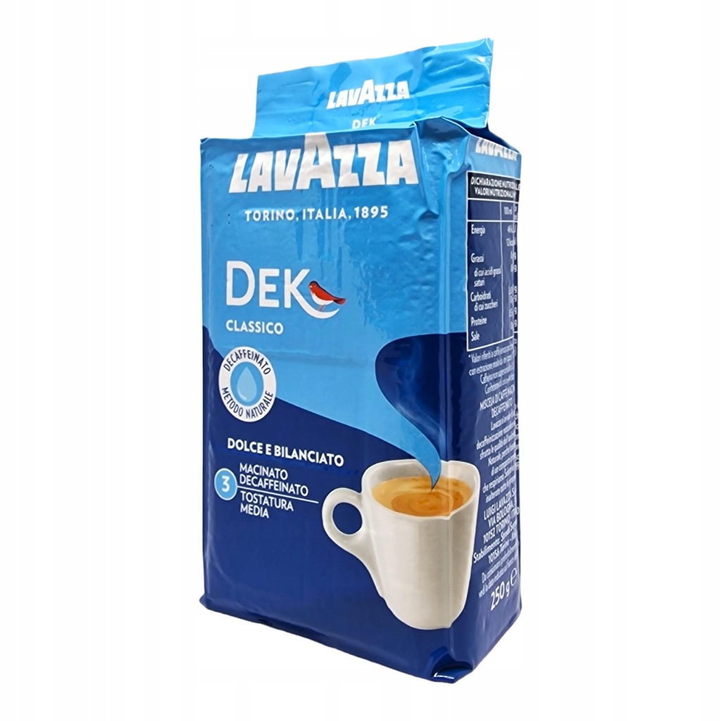 Kawa mielona LAVAZZA DEK 250g bezkofeinowa