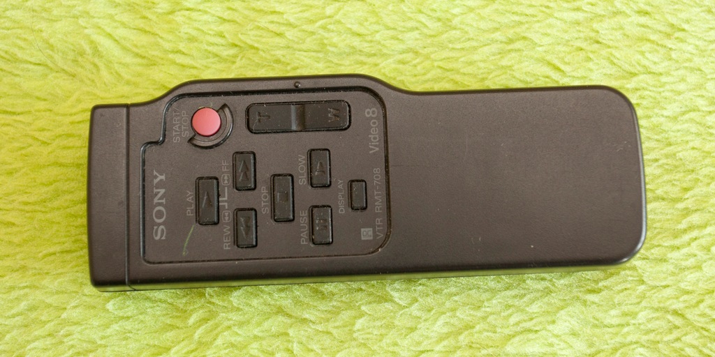 ソニー　RMT-708 PILOT SONY RMT-708 - do kamer, video- video8, Hi8