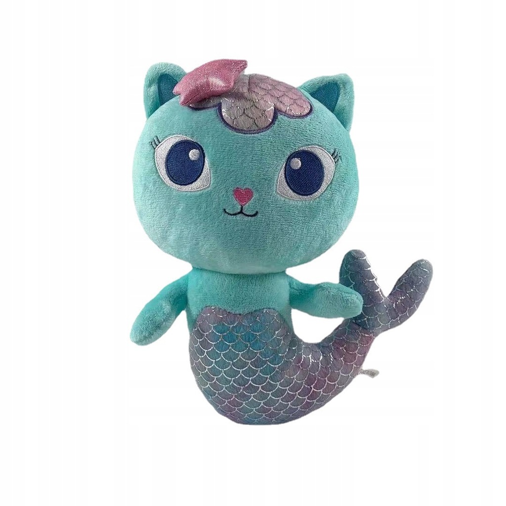 25cm Maskotka kotek fioletowa Syrenka