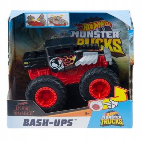 Hot Wheels Monster Trucks BONE SHAKER Bush-Ups