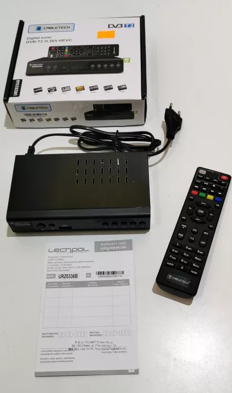 DEKODER DVB-T2 CABLETECH URZ0336B
