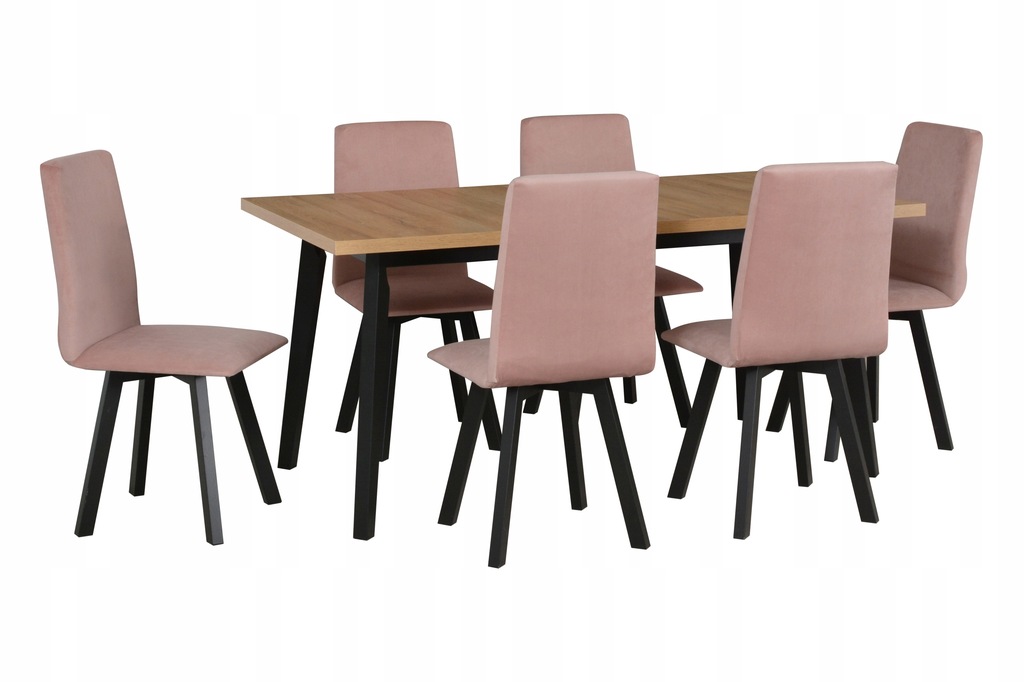 Zestaw mebli kuchennych stół rozkładany +6 krzeseł